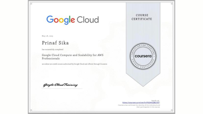 Certificate of Completion for Backend Web Development from Dicoding