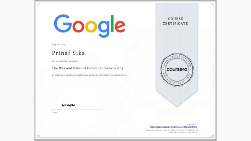 Certificate of Completion for Backend Web Development from Dicoding