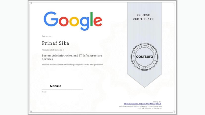Certificate of Completion for Backend Web Development from Dicoding